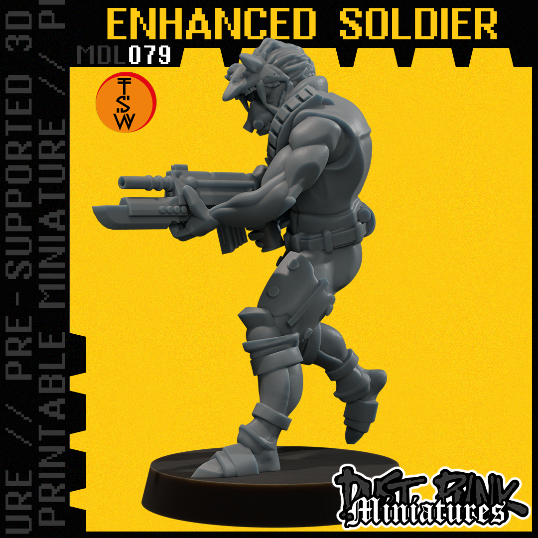MDL079 ENHANCED SOLDIER [PRE-SUPPORTED]